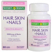 Nature's Bounty Hair, Skin & Nails Tabs 60s