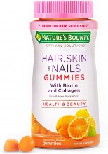 Nature's Bounty Hair Skin & Nails Gummies  with Biotin and Collagen 80's