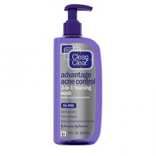 Clean & Clear Avantage Acne Control 3 in 1 Foaming Wash 240ml